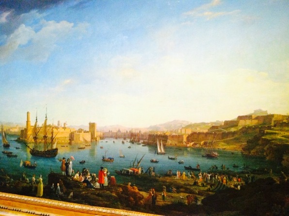 The way Marseille looked in the 18th Century. Así era Marsella en el siglo XVIII.